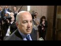 Juncker, Lagarde, Almunia Arrive at Eurogroup Talks