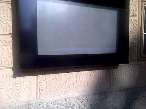 Fail outdoor Plasma solution on suny day