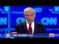 Patriot Act Debate: Ron Paul vs. Gingrich