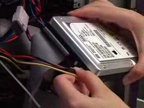 Anleitung: IDE-Festplatte einbauen