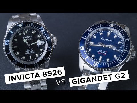 Invicta 8926 VS Gigandet Sea Ground G2 // Rolex Submariner Alternative? // Deutsch // FULLHD
