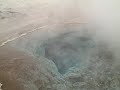 Strokkur geyser, Iceland , boiling ground Hot and Steamy Strokkur geyser, Iceland , boiling ground Hot and Steamy