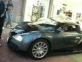 Bugatti Veyron Driving Through Parking Lot