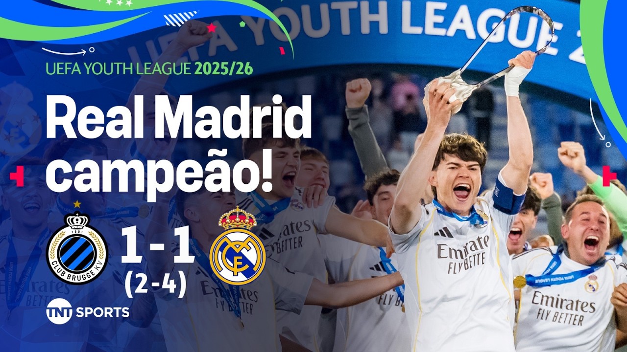 Goleiro Brilha Nos Pênaltis E Real É Campeão Da Youth League! Club Brugge 1(2) X (4) 1 Real Madrid