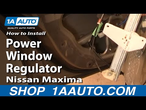 How To Install Replace Rear Power Window Regulator Nissan Maxima 04-08 1AAuto.com