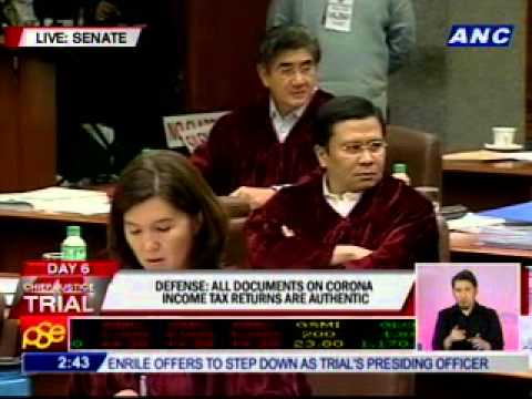 Santiago: Henares to testify only as attesting officer
