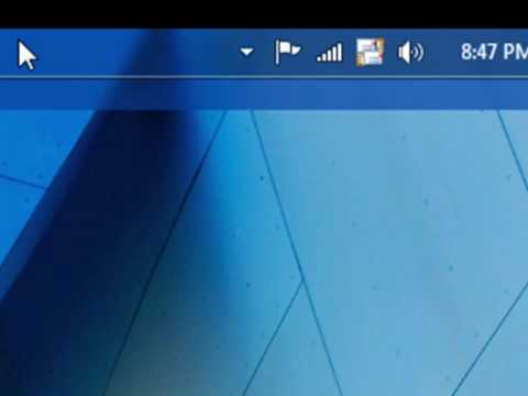 Microsoft Windows Video Training 7 - the system tray and work area - K Alliance - YouTube