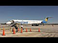 Allegiant Air MD-82 Takeoff from Punta Gorda, Florida in HD