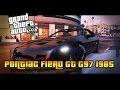 Pontiac Fiero GT G97 1985 v1.0 para GTA 5 vídeo 3