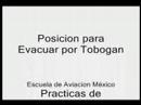 Posicion para Evacuar por Tobogan