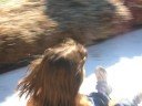 kaitln on the big slide