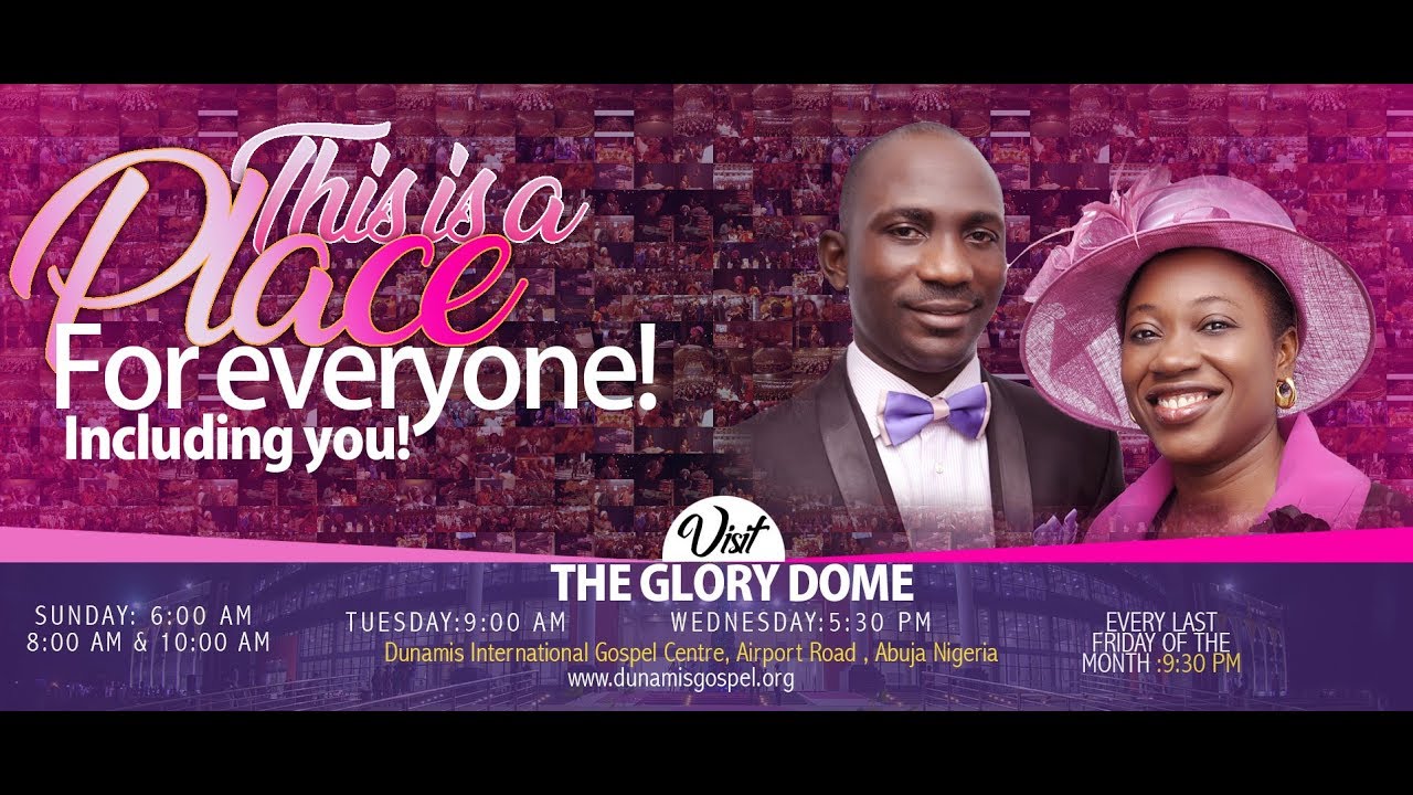 Watch Dunamis Sunday Live Service - March 1st 2020 Blessing Sunday At Glory Dome Watch Dunamis Sunday Live Service - March 1st 2020 Blessing Sunday At Glory Dome