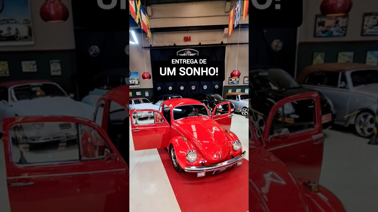 Entrega emocionante desse projeto de tapeçaria e revitalização. ❤️Fusca 1985 que ganhou nova vida!