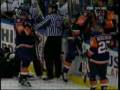 Chris Simon Steps On Jarkko Ruutu