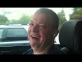 Our van driver is just trying to have a little fun chatting with the guys. Chip puts a stop to all that.