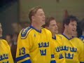 tre kronor-h�jdpunkter fr�n hockey-vm 1992. sverige vann vm-guldet f�r andra �ret i rad. detta var bland andra peter forsbergs f�rsta vm.