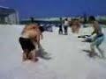 cabras jugando al futbol