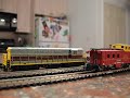 Santa Fe N Scale train #1 uncouples