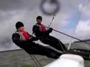 Join a wild ride on a Hobie Tiger; Crash and Snow