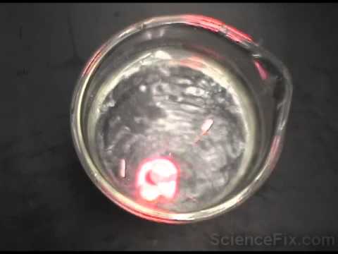 how to react sodium with water