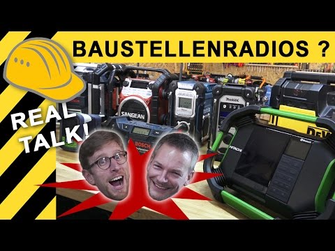 BESTES BAUSTELLENRADIO? TEST, KAUFBERATUNG & VERGLEICH | Makita, Bosch, Festool, DeWalt Radio