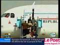 Scare as Sarkozy departs Israel