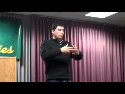 Max Brooks - Part 1 of Max Brooks talking about how to survive the zombie apocalypse. Sorry about the Shaky camera, but I was holding it in my hand the entire time and I'...