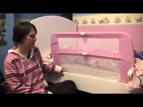 how to fit lindam bed guard