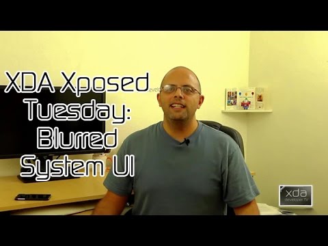 Blur Your System Notification Panel - XDA Xposed Tuesday