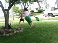 funny stuf a lil boy gettin beat up for throwing another little boy done on the grownd