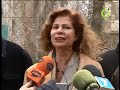 Carme Alborch visita la Muralla àrab