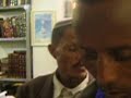 New Ethiopian Jewish Olem davening the Shema at the Beirav Syanagogue in Safed Israel