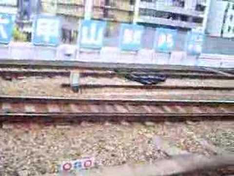 阪神尼崎駅にて 5500系普通電車入線＆9000系 快速急行入線