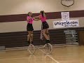 Unicycle Freestyle Pairs