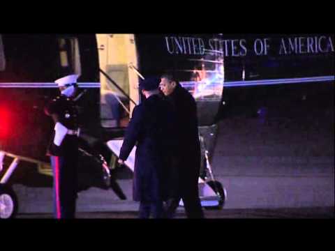 Raw: President Obama Back in US