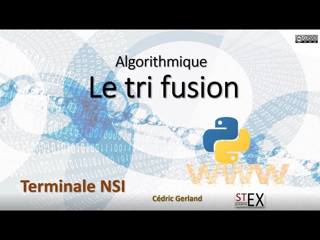 Cliquer pour voir la vidéo :
Le Tri Fusion