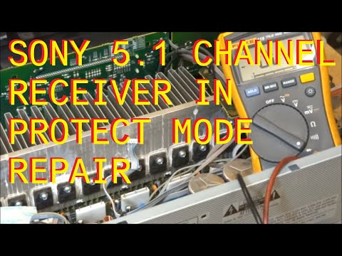 how to repair audio amplifier