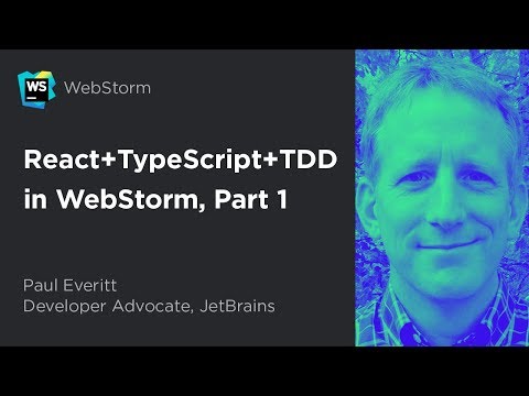 React + TypeScript + TDD in WebStorm, Part 1