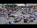 Flashmob Bananenduell Aachen