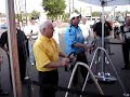 NHRA Pro Stock racers Kurt Johnson (ACDelco Cobalt) and Warren Johnson (GM Performance Parts GTO) are joined by fellow competitor Kenny Koretsky during an appearance at Bergey's Chevrolet in Colmar, PA prior to the NHRA Reading race on August 16. Shots taken in front of the ACDelco 