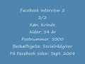 Facebook Interview 2 - Kirsten, 54, socialr�dgiver