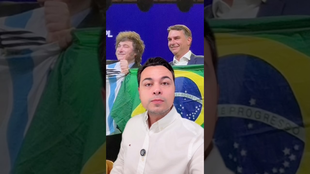 Milei veio ao Brasil apoiar Flávio Bolsonaro, e Lula já disse que vai se vingar.