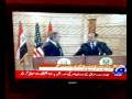 Funny Bush... shoe thrown at bush in iraq during press conference in baghdad.... LOL.mp4