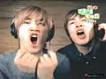 haha. so funny! Shinhwa is like singing a song about noodles and they all slurp the noodles.