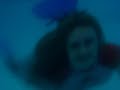 Underwater monofin swimming