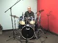 the rock school brampton's drum instructor mark demonstrating a drum rudiment. 

visit http://www.therockschool.ca