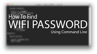 HowToMac | Find the WiFi password using Mac/Linux command line