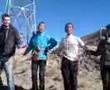 Dancing with tibetan girls at Brahmaputra