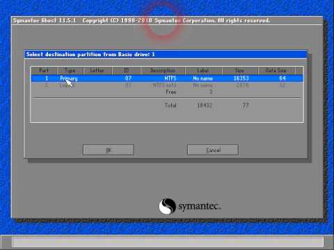 how to norton ghost windows 7