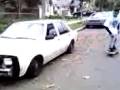 Noseslide my friends car